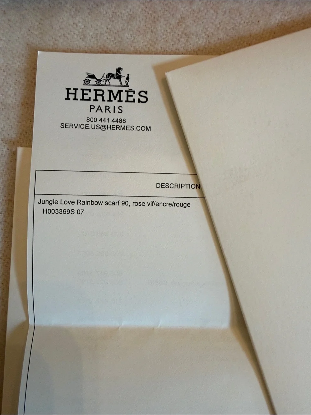 HERMES Jungle Love Rainbow Scarf,New with Receipt & 3 Boxes Robert Dallet Design